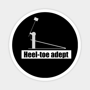 Heel toe adept Magnet